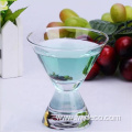 new design crystal colored stem cocktail glasses